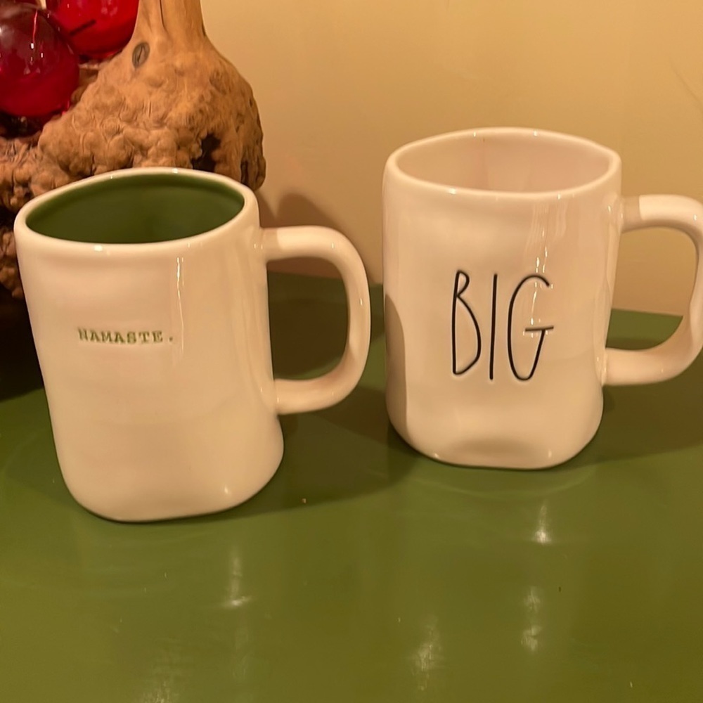 Rae Dunn mugs white